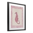 thumbnail image 2 of Stupell Industries Contemporary Pink Sitting Cheetah with Border Black Framed Print Under Glass, 13 x 16, by Natalie Carpentieri, 2 of 8