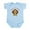 Sky Blue, variant on CafePress - Daddy's Lil' Gobbler Infant Bodysuit - Baby Light Bodysuit, Size Newborn - 24 Months