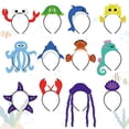 thumbnail image 2 of CIYVOLYEEN SEA Animal Party Diadema debajo del mar Favores de fiesta de cumpleaños para niños Disfraz de disfraces CiyvoLyeen Animales Del Océano, 2 of 2