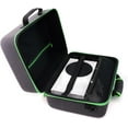 thumbnail image 2 of Hard Carrying Case, Portable EVA Protective Storage Bag for X Box Series X S Consoles, Dual Use Game Console Carrying Case with Thickened Divider Lining, Shoulder Straps, Handle Zi, 2 of 7