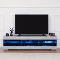 thumbnail image 2 of Modern TV Stand with RGB LED Light Entertainment Center Media Console TV Unit for Up to 65 Inch TV, 2 of 10