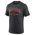 thumbnail image 2 of Men's  Charcoal Toronto Raptors Backboard Tri-Blend T-Shirt, 2 of 3