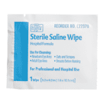 Hygea Sterile White Saline Wipes, Unscented, 4 x 6 inch, 1152 Count # C22370