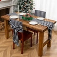thumbnail image 6 of WWC Christmas Table Runner and Chair Cover Set, Red Plaid Cloth Chair Slipcovers, Christmas Decorations Chair Protector for Party and Dining Room, 6 of 6