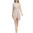 thumbnail image 1 of INSPIRE CHIC Robe Fleurie pour Femme Manches Froncées Robes Smockées TG Blanc, 1 of 6