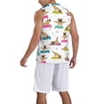 thumbnail image 2 of Sikiie Yoga Dogs Poses Basketball Jersey Reversible Men's Mesh Athletic Sports Shirts Training Practice S-4XL3X-Large, 2 of 6