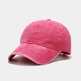 thumbnail image 1 of 2022 New Spring Summer Cap Washed Cotton Baseball Cap Men Women Casual Adjustable Outdoor Trucker Hat Snapback Casquettehead 55-60cm Gao Jinjia LED, 1 of 2
