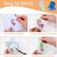 thumbnail image 4 of 6pc - For Kids Embroidery Kit For Beginners With Stamped Embroidery Patterns - Kit Craft Supplies, 4 of 5