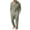 Green, variant on Mens 2 Piece Linen Outfits Long Sleeve Button Down Shirts And Loose Pant Set Summer Beach Outfits with Pockets Summer Beach Yoga Matching Outfits Beige L