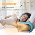 thumbnail image 2 of Space Heater, Ceramic Fan Heater, Portable Mini Electric Heater With Overheat Protection For Home And Office, 2 of 5