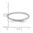 thumbnail image 6 of Auriga Fine Jewelry 10K White Gold 1.2mm Milgrain Stackable Band for Women Size- 10, 6 of 6