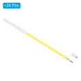 thumbnail image 3 of Uxcell 1mm Gel Pens Refills, 24 Pack  Fluorescence Metallic Ink Bold Point for Adults Coloring Books  , Yellow, 3 of 5