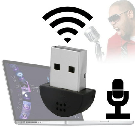USB Mini Multimedia Recording Voice Microphone, Compatible with PC / Mac for Live Broadcast, Show, KTV, (Best Voice To Text App For Mac)