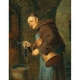 thumbnail image 3 of Eduard von Grützner 15x18 Black Modern Framed Museum Art Print Titled - A Cellarer with a Bunch of Keys, 3 of 5