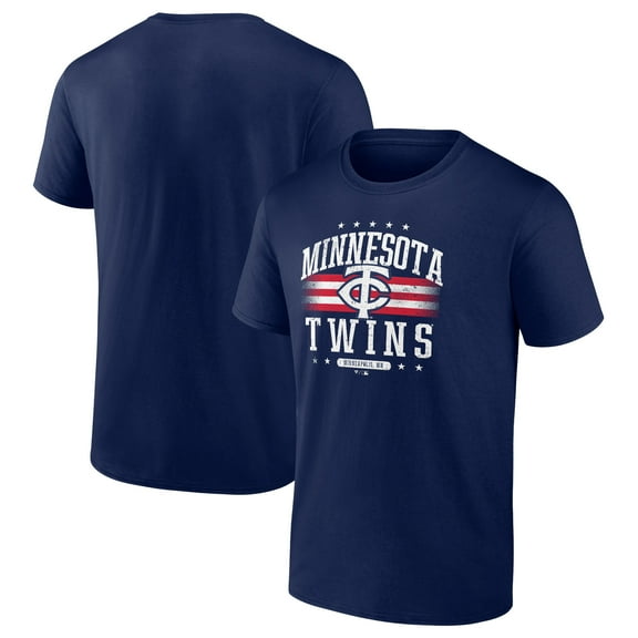 Men's Navy Minnesota Twins Americana Team T-Shirt