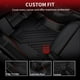 thumbnail image 2 of Alfombrillas y alfombrillas de carga para KIA Telluride 2020-2025, negras, 2 of 7