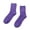 Dark Purple, variant on Women’s Fuzzy Fleece Cabin Slipper Socks, Dark Purple, Size 5–9, 3 Pairs