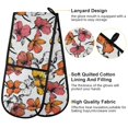 thumbnail image 4 of Dailycode Double Sided Oven Mitt with Loop Heat Resistant Kitchen Long Potholders 7" x 35" Summer Floral Flower, 4 of 6