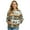 American Tribal Horse, variant on Women's Bomber Jacket Zip Up Long Sleeve Varsity Shackets Lightweight Coat with Pockets, Stand Collar Loose Fit Casual Jacket Fall Winter Outfits, Small, Elegant Butterfly Flower