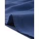thumbnail image 5 of Vestido V de Cuello Inspire Chic para Mujer con Mangas de Linterna, Volantes, Corte A, Elegante, Casual, Midi, Talla S, Azul Oscuro, 5 of 6
