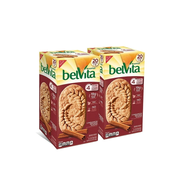 belVita Brown Sugar Cinnamon Biscuits (20 pk.) - Walmart.com - Walmart.com