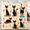 Quilt Blanket, variant on E-Macom LLC Mid Century Modern Black Cat Quilt Blanket, Atomic Retro Black Cat Bed Quilt (55x60")