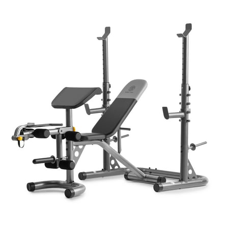 Gold's Gym XRS 20 Olympic Workout Bench with Squat (Best Routine To Increase Bench Press)