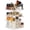 Type-B, variant on 360° Rotating Makeup Organizer, Spinning Bathroom Organizer Countertop, Cosmetic Organizer Makeup Holder Shelf, Make Up Organizers and Storage for Bedroom