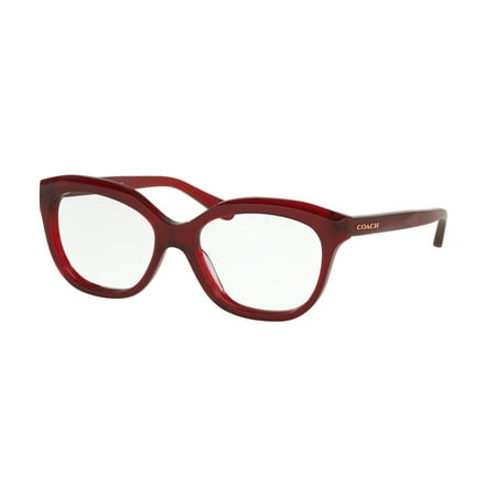 coach burgundy eyeglasses rim womens square dialog displays option button additional opens zoom
