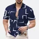 thumbnail image 4 of Camisa Manga Corta De Casual Moda Camisas Hombre, 4 of 7