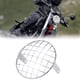 thumbnail image 1 of Para motocicleta 7 faros de malla parrilla montaje lateral máscara de cubierta universal para Cafe Racer (plata), 1 of 7