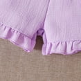 thumbnail image 6 of KPOPLK Toddler Girl Summer Clothes 2 Piece Tank Top and Short Set 6 9 12 18 24 Months Girls Outfits with Pockets(3-4 Years,Purple), 6 of 8