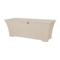 thumbnail image 1 of Maceta Plásticos La Ardilla Jardinera Rattán 60 x 16.8 cm Blanco Cantera, 1 of 2