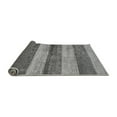 thumbnail image 2 of Ahgly Company Indoor Round Abstract Gray Modern Area Rugs, 8' Round, 2 of 4