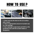 how to fix the paint scratch on car