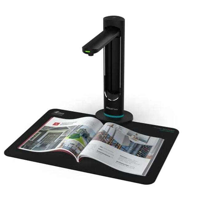 Escáner de escritorio IRIScan para cámara de documentos portátil a3 Escáner - v6business: visualizador de 2 x 16 MP/21 MP, escáner de biblioteca, editor de PDF gratuito, escáner portátil, escáner de l