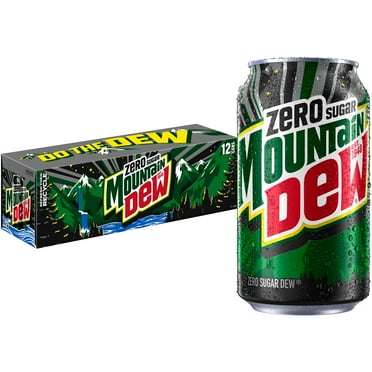 Mountain Dew Zero Sugar Citrus Soda Pop, 12 fl oz, 12 Pack Cans
