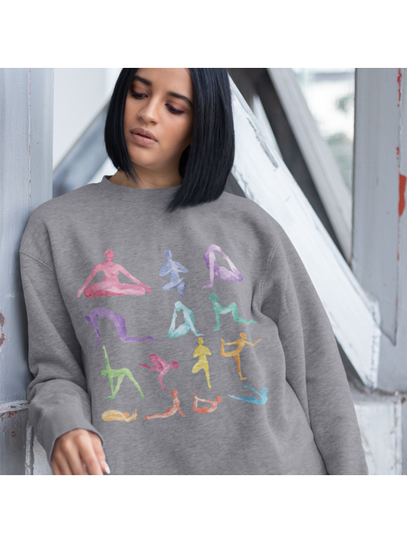 Yoga Poses Sweatshirt