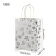 thumbnail image 3 of Bolsas de regalo navideñas con estampado de Papá Noel | Bolsas de papel para envolver dulces para fiestas navideñas | Envoltura y almacenamiento de juguetes, aperitivos y cosméticos, 3 of 6