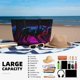 thumbnail image 5 of Fotbe Futuristic Purple Panther A、 Bolsa de Viaje para Playa - Resistente al Agua, Bolsa Tote de Gran Capacidad y Ligera con 7 Bolsillos para Mujeres y Hombres, 5 of 7