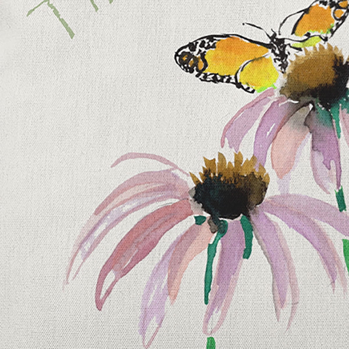 20" x 20" Simply Daisy There's No Place Like Home Polyester Accent Pillow, Leaf Qty 1