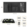 thumbnail image 6 of CHAQLIN Trifold Card Wallet Green Star Soccer Portable Children's Wallet for Sports, Polyester Foldable Kids Trifold Wallet, 6 of 6