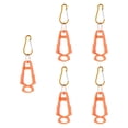 thumbnail image 3 of Clip para guantes de exterior de 5 piezas, clip anticaída para exteriores, soporte para clip para guantes de aleación de aluminio, clip antipérdida Naranja, 3 of 8