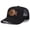 Black, variant on Vergiac Trucker Hat Fish Emblem Embroidery Breathable Mesh Back 100% Polyester Unisex Baseball Cap Multi Colors for Spring Fall Outdoor