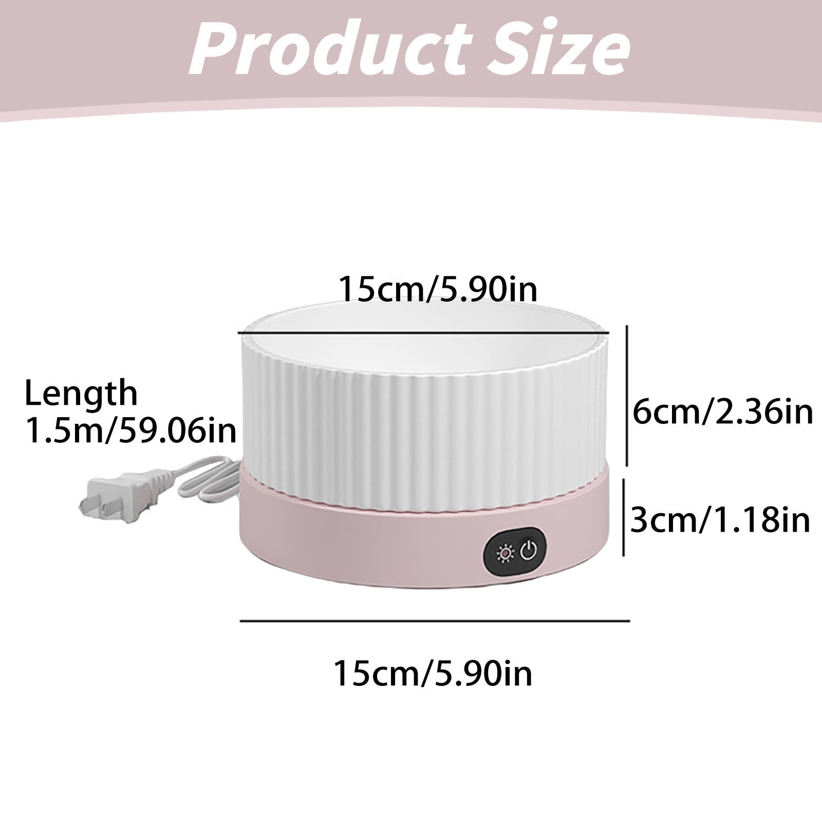1Pc Heated Pet Water Bowl with Constant Temperature Dispenser - Constant Temperature Water Dispenser,Automatic Warming Dish,Thermostatic Control Heated Ceramic Water Bowl For Cats And Dogs,G,6x3.5"