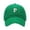 Green, variant on Letter P Embroidery Baseball Cap, Vintage Washed Black Adjustable Casual Dad Hat