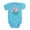 Turquoise, variant on CafePress - Peppa Pig: Daddy Pig & Baby - Cute Infant Bodysuit Baby Romper - Size Newborn - 24 Months
