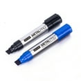 thumbnail image 1 of ZEYAR Permanent Markers, JUMBO Size, Set of 2, Premium Waterproof & Smear Proof Markers, Quick Drying- Great on Plastic,Wood,Stone,Metal and Glass for Doodling and Marking (Black & Blue), 1 of 4