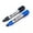 Black & Blue, variant on ZEYAR Permanent Markers, JUMBO Size, Set of 2, Premium Waterproof & Smear Proof Markers, Quick Drying- Great on Plastic,Wood,Stone,Metal and Glass for Doodling and Marking(Black)