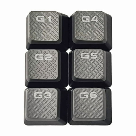DIY Keyboard 6PCS G1 G2 G3 G4 G5 G6 Backlit Keycap Non Slip Keycap for STRAFE CORSAIR K95 Mechanical Keyboard